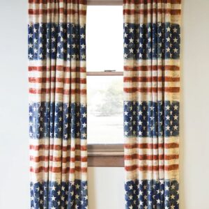 Stars & Stripe Window Drapes