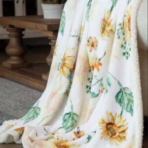 Sunflower Plush Throw by Carstens