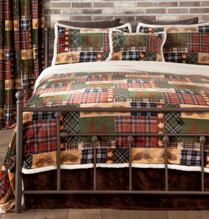 Tree Plaid Coverlet Set by Carstens