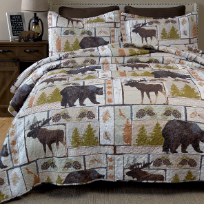 Vintage Lodge Quilt Set by Carstens - Image 2