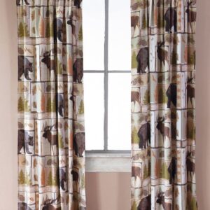 Vintage Lodge Window Drapes
