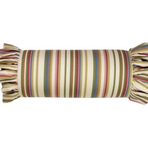 Virginia Stripe Jumbo Neckroll Pillow by Thomasville at Home