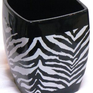 Zebra Wastebasket